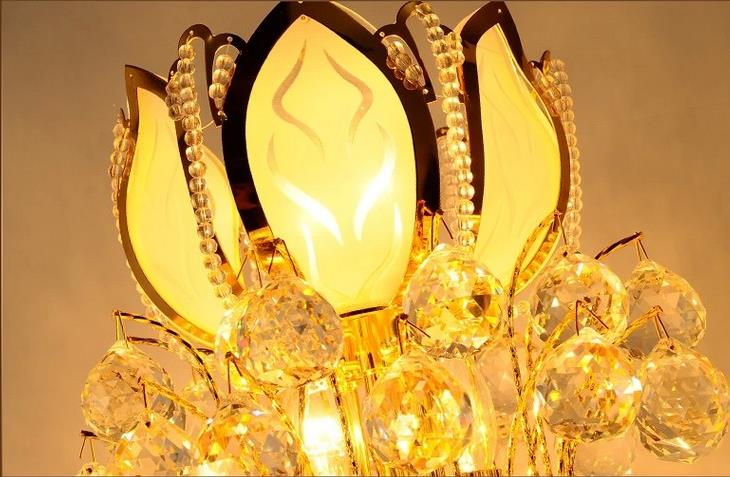 modern crystal chandelier light fixture crystal light lustres for ceiling lamp dia 50cm