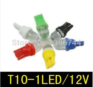 10x t10 led car/boat/marine parking light wedge side light width lamp license plate auto interior packing car styling cd00167