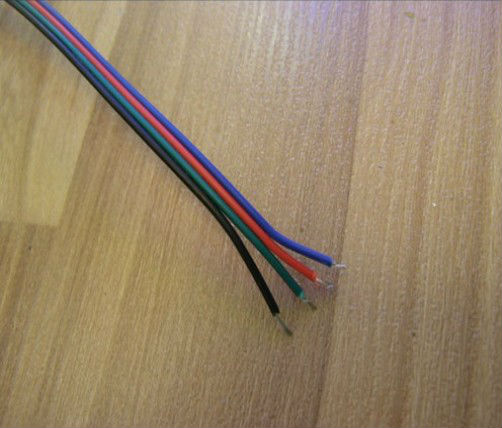 +50m/lot 4pin wire cable for rgb led strip led rgb cable wire for led rgb strip connector cable
