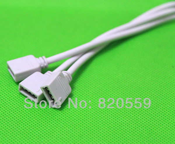 rgb led flexible strip 1 to 3 female connector for smd 3528 5050 rgb strip light