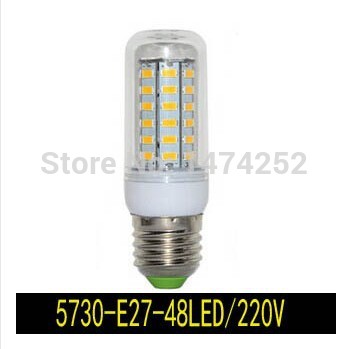 led energy saving lights led lamps e27 smd 5730 15w led corn lights bulb lamp, 220v 48leds 5730smd warm white /white zm00239