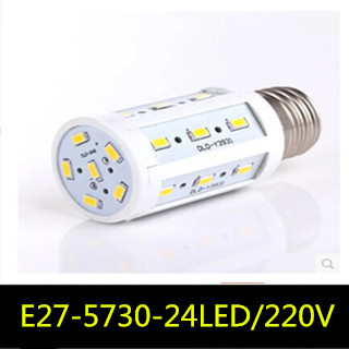 led lamp e27 smd5730 led corn bulb ac220v 7w 10w 15w 25w 30w 40w 50w spotlight led lamp light 1pcs/lot zm00257