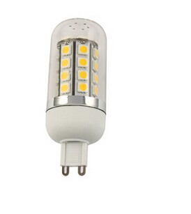 new smd 5050 g9 36led 9w 580lumens led corn lamp bulb lights white or warm white ac220v corn lamps zm00692/zm00693