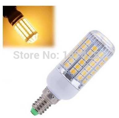 stripe cover e14 69led 5050 smd 15w 220v led corn light bulb lamp warm white led lighting high bright energy saving zm00792