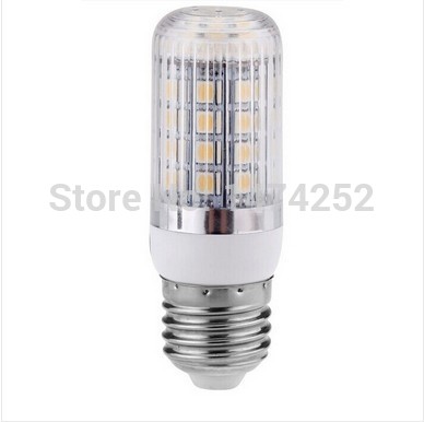 stripe cover led corn light bulb lamp e27 36leds 5050 smd 7w white warm white high bright led lighting 220v zm00796/zm00797