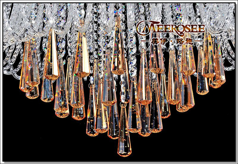 round crystal ceiling light led crystal lamp lighting fixture modern lustres de cristal lamps for bedroom md8868 d600mm h330mm