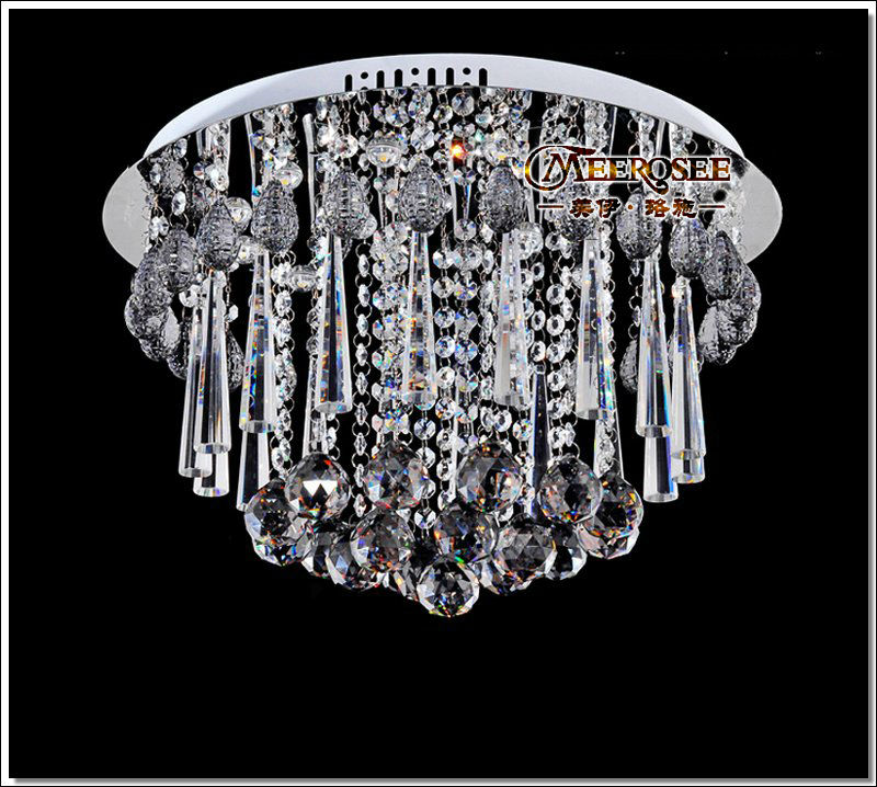 round led crysral ceiling light crystal lustres light modern ceiling led lamp crystal light md8869 d450mm h260mm