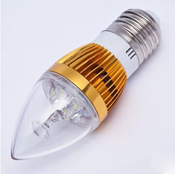 1pcs/lot led crystal lamps 85-245v 12w e27 4leds high power energy efficient candle lights led lighting zm00917