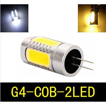 high power 12v g4 led bulb cob 2led 600lm 3w led spot light lamp bulb whole drop zm00177