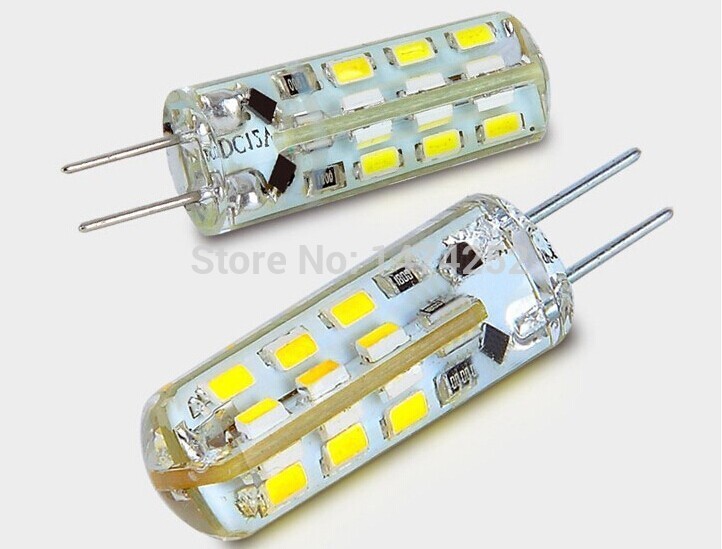 led lamps g4 led dc 12v 3w smd3014 silicon corn bulbs for crystal lamp chandelier zm00021