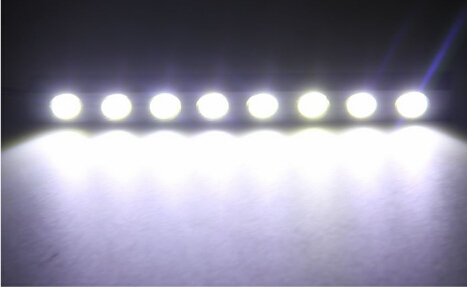 car lights daytime running lights smd5050 12v dc102 smd leds white light lamp headlight bulb 2pcs/lot cd00294