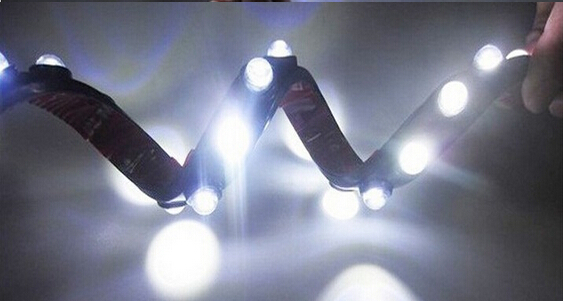car lights daytime running lights smd5050 12v dc102 smd leds white light lamp headlight bulb 2pcs/lot cd00294