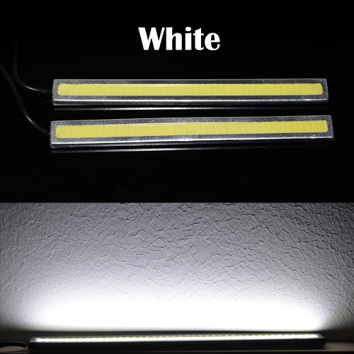 ultra bright 18w 17cm silver shell daytime running light waterproof cob day time lights led car drl driving lamp 2pcs/lots