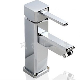 arrow arrow single bathroom single hole and cold faucet basin faucet square copper brass tap torneira