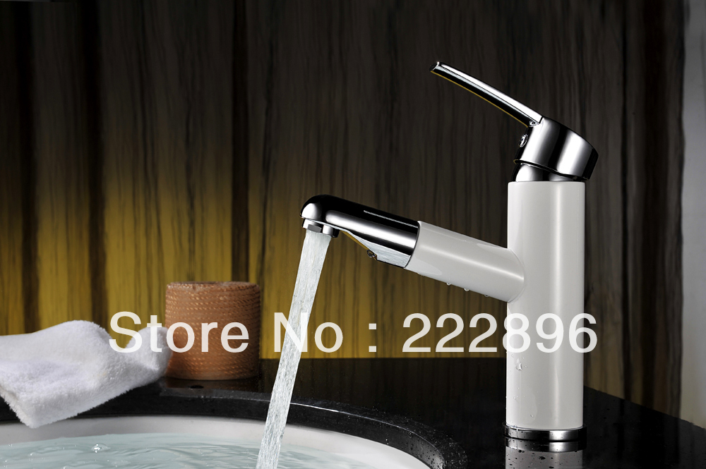 copper sink white painting chorme pull out bathroom faucet basin mixer water tap pull out torneira banheiro grifos griferia