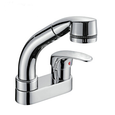 solid brass copper bathroom sink extension chrome pull out basin faucet mixer shower & aerating spouting sanitary