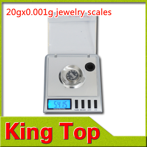 1pcs 20g 0.001g mini lcd digital scale diamond pocket jewelry precision measure milligram new