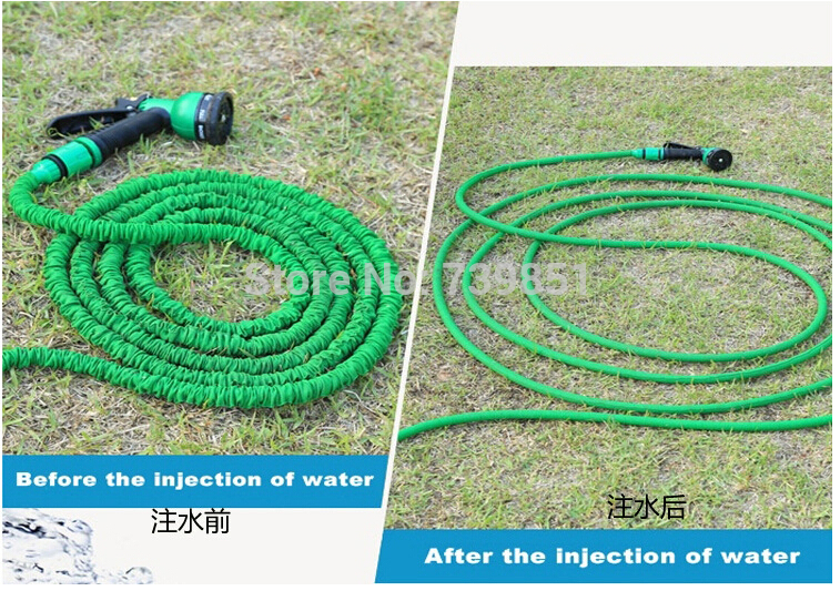 garden hose100ft stretched hose watering green magic hose pipe yard with spray gun tuinslang tuyau arrosage manguera extensible