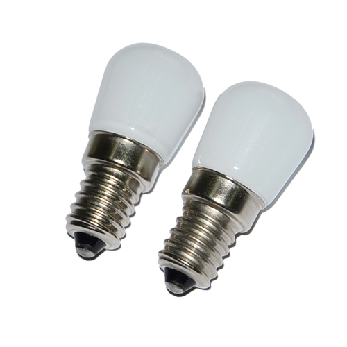 1pcs new mini e14 3w ac 220v 240v led candle lamp cob bulb chandelier light for fridge refrigerator zer