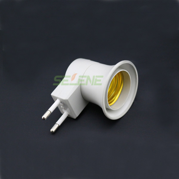 100pcs/lot led light bulb lamp socket base holder e27 to au us plug adapter converter lamp bases