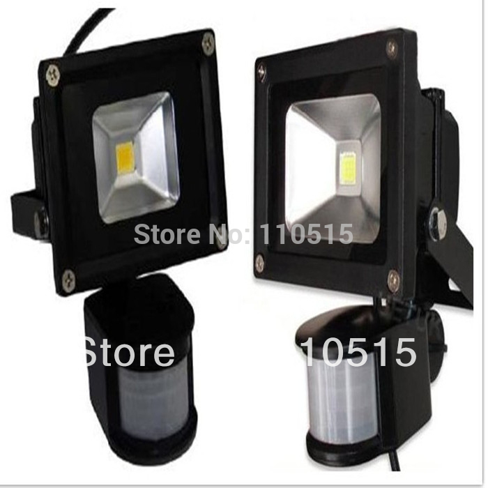 fedex outdoor lamp pir motion sensor 10w floodlight ac85v-265v landscape led flood light waterproof high power
