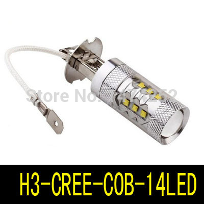 h3 80w led super bright white fog tail turn drl head car light lamp bulb cd00187