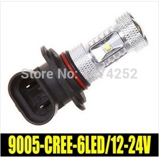 led car ghts 9005 cree 30w led lamps power 6 lamp beads12-24v white led lights fog lights cd00260
