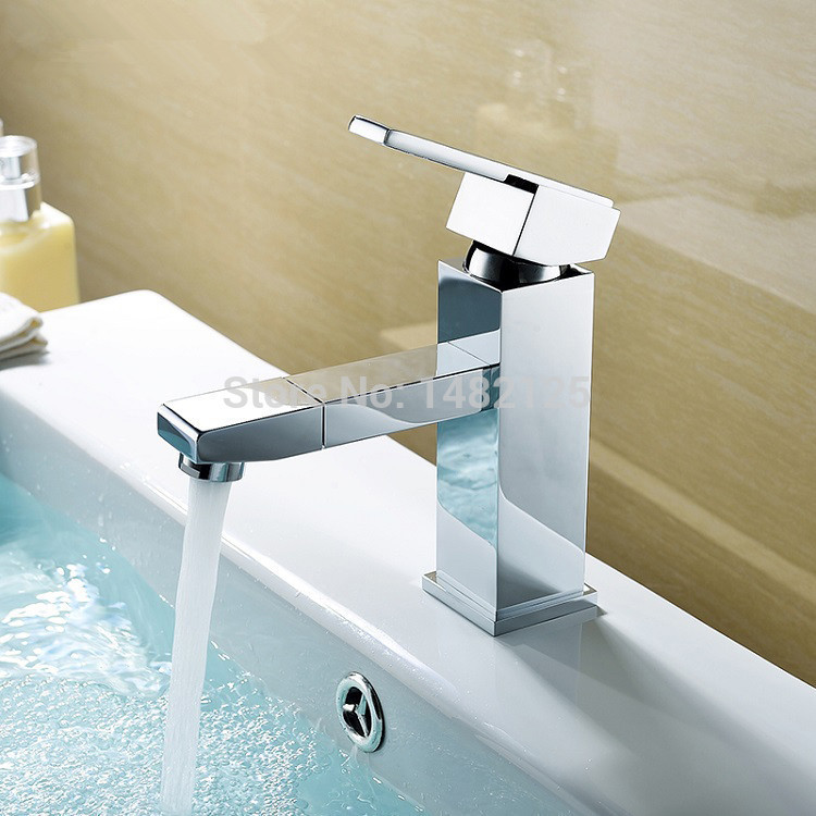 new arrival lead single lever solid brass chrome bathroom cabinet faucet mixer taps with 360 degree spout