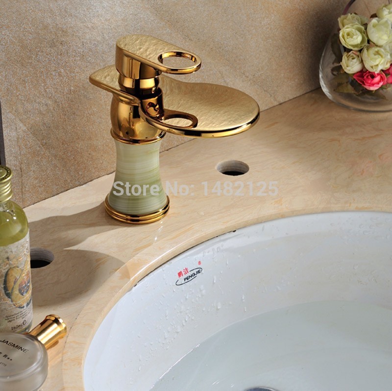 new products for 2015 single lever luxury waterfall basin faucets