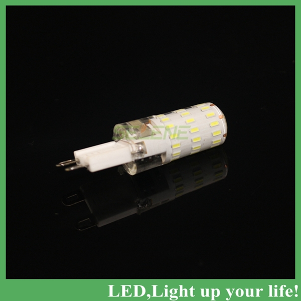 220v led light g9 3014 chip real 360 degree led lamps 4w 42leds smd corn bulb silicone lighting 6ps/lot