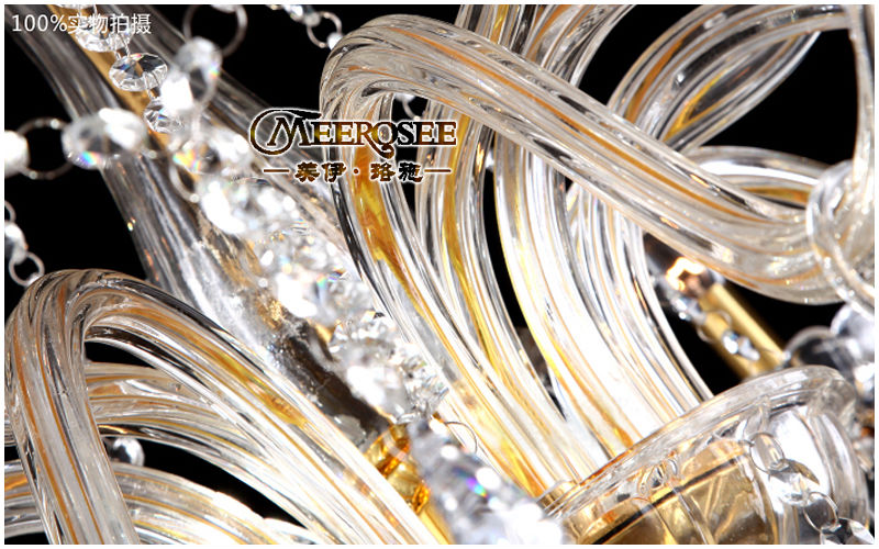 15 lights new arrival gorgeous royal crystal light modern pendant lamp chandeliers of living md8821