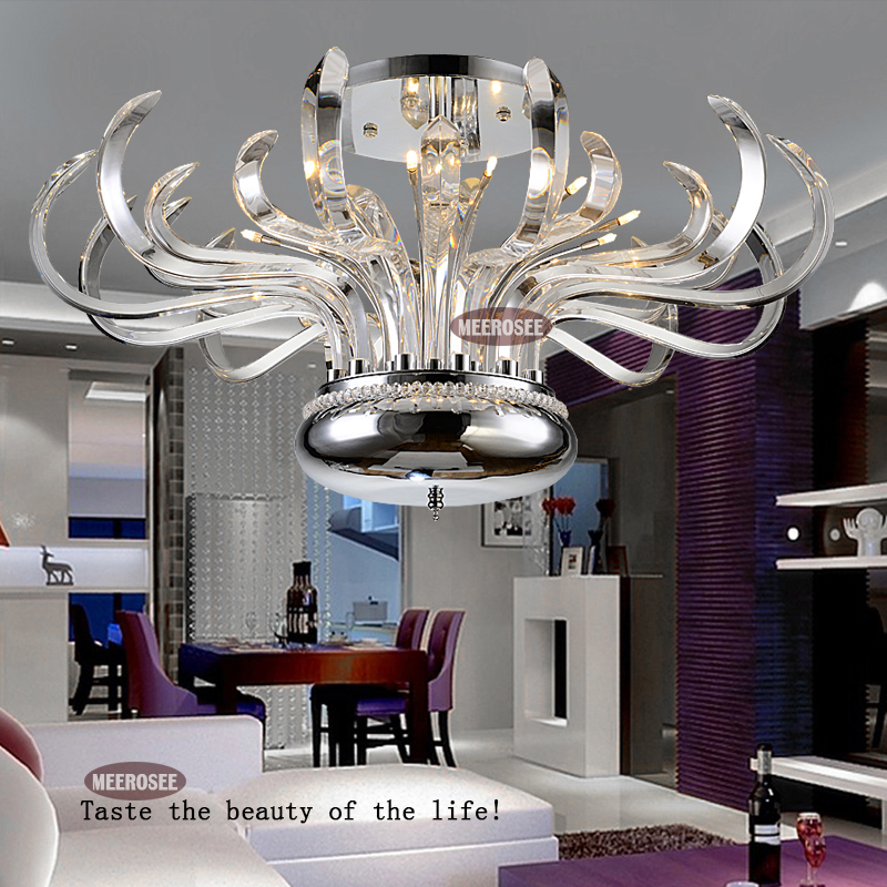 foral pure crystal chandelier lights luxurious modern el lobby chandelier cristal lustre with g4 bulbs md10205