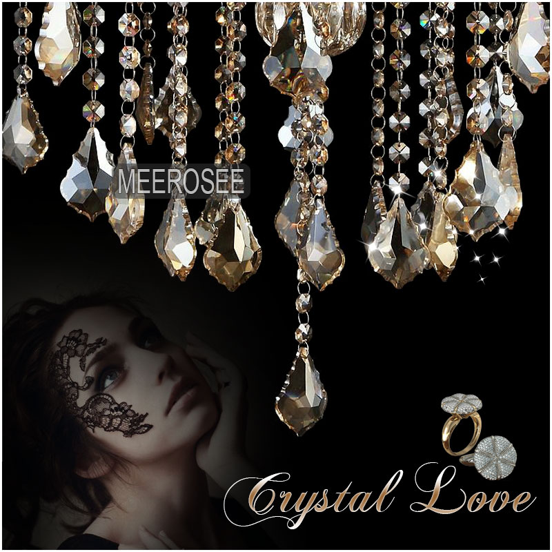 large el chandelier vintage crystal chandelier lamp 18 arms cognac crystal lusters pendente for foyer,villla md8533