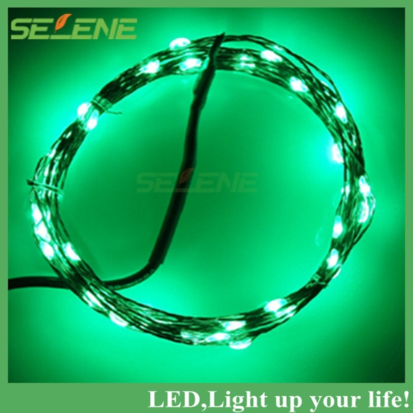 1pc christmas copper wire 5m 50led with dc fairy lights 12v led string light new year wedding decoration christmas light