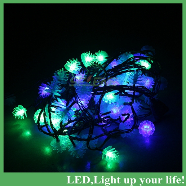 led string light 10m 80led ac110v or ac220v colorful holiday led lighting waterproof outdoor decoration light christmas light