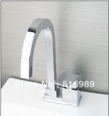 chrome finish brass one hole single handle kitchen bar sink faucet hejia42