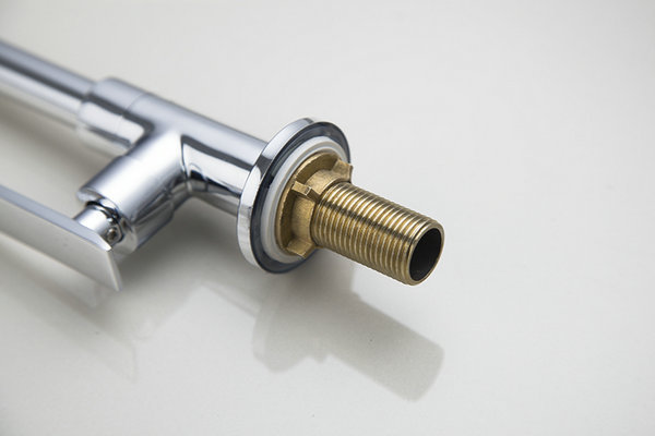led spout solid brass kitchen sink faucet single handle swivel water outlet tap faucet dl8551-5