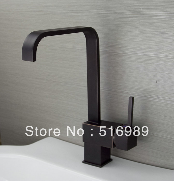 black oil rubbed bronze faucet bathroom tap sink deck mount single handle mixer su151