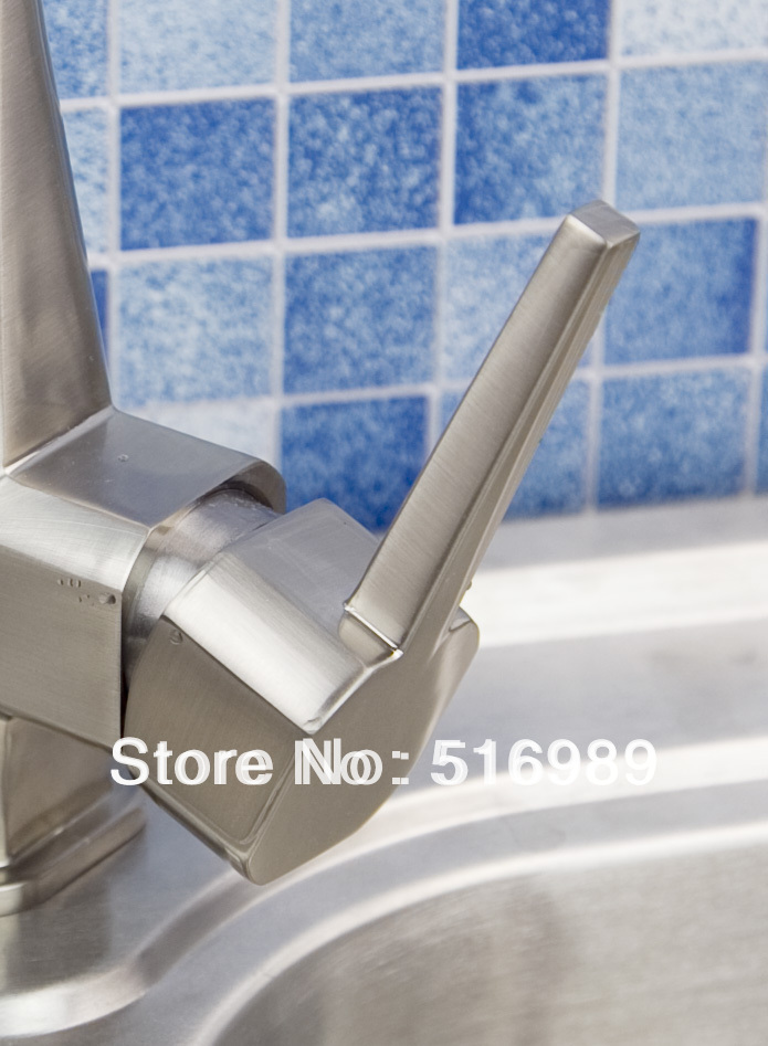 deck mount single handle spray swivel 360 pre-rinse style kitchen sink faucet mixer mak43
