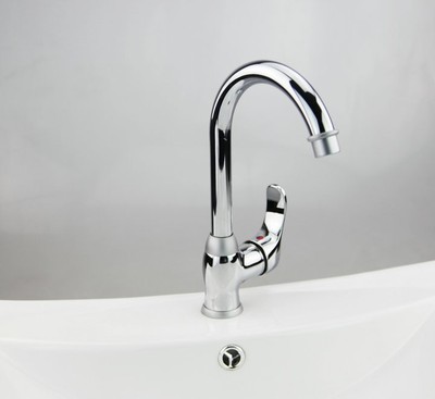 kitchen swivel bathroom basin sink faucet mixer tap chrome hf-8514