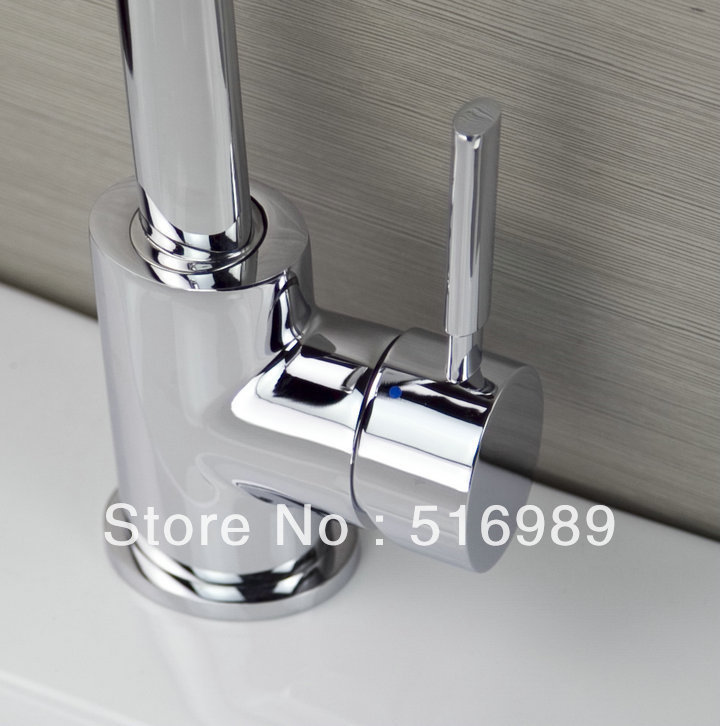 single lever handle kitchen / bathroom sink faucets swivel spout kkk17