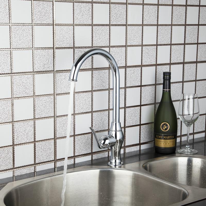 hello new arrival solid brass kitchen swivel faucet torneira da cozinha 92434 single handle single hole sink vessel mixer taps