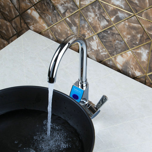 kitchen torneira 97126 instant electric winter water heater auto adjustable digital display wash basin mixer tap faucet