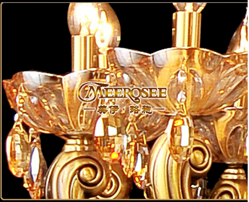 large crystal chandelier candle light for el project villa lobby crystal lighting brass color chandelier lustre