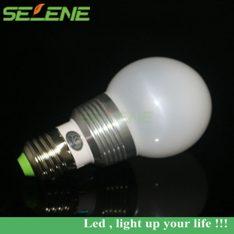 9w 2015 new arrival rgb e27 16 colors led light bulb lamp spotlight ac 85-265v 360 degree with ir remote control