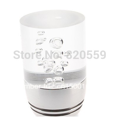 4pcs/lot e27 3w rgb light remote controlled led crystal candle bulb (85-265v)