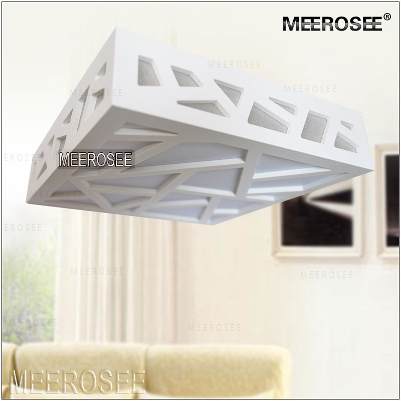 creative led white ceiling lights polymer wood carving water cube(ac85~265v) square aisle ceiling lamp hallway porch light