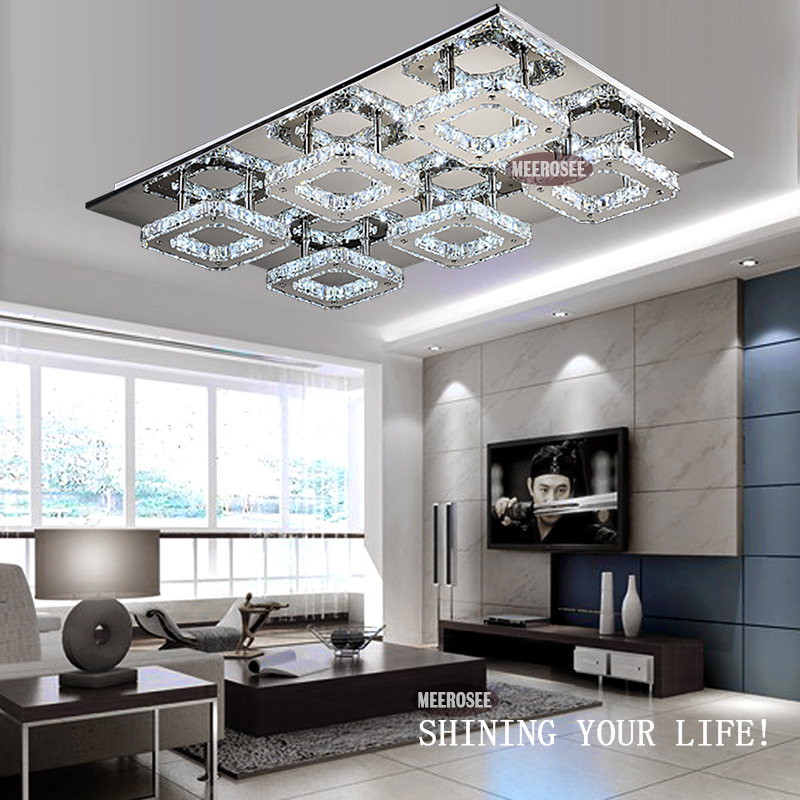 modern led diamond crystal ceiling light fitting crystal lamp for hallway corridor fast flush mount led diamond light