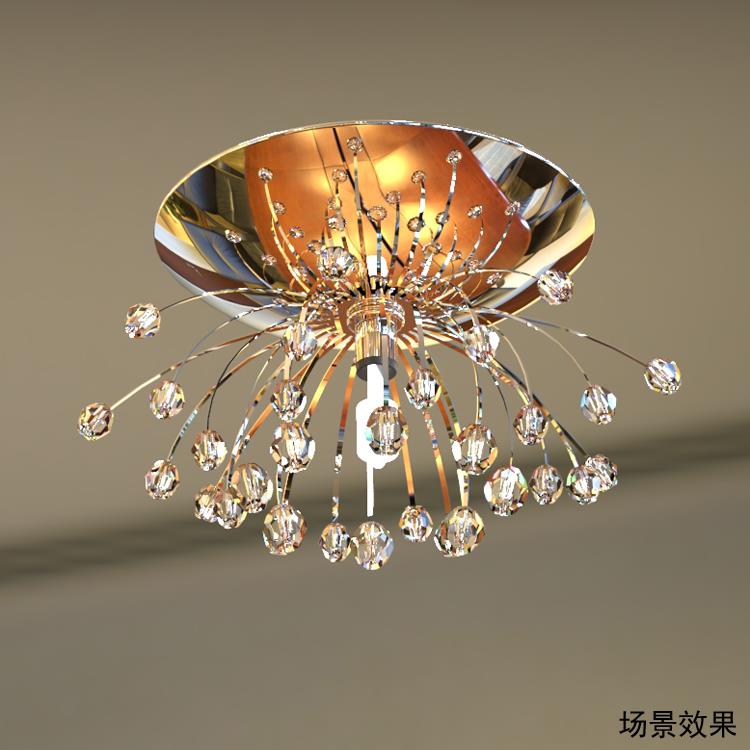 2015 new dandelion crystal ceiling light aisle entrance hallway lighting