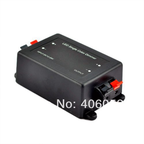 10 pcs/lot dc12-24v 8a wireless remote led dimmer controller for 5050 3528 single color strip lights